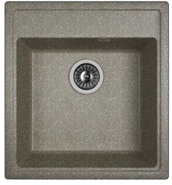 Мойка кухонная из литьевого мрамора Dr. Gans НИКА 470 25.070.B0470.407 47*51 см. черный
