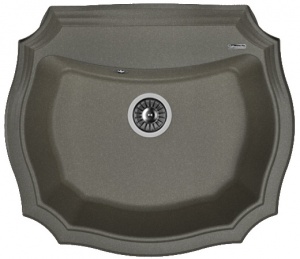 Мойка кухонная керамогранитная Florentina ЭМИЛИЯ 640 20.355.D0640.102 64*55 см. черный