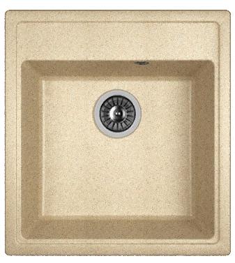 Мойка кухонная из литьевого мрамора Dr. Gans НИКА 470 25.070.B0470.405 47*51 см. терра