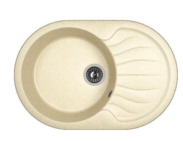 Мойка кухонная из литьевого мрамора Dr. Gans БЕРТА 760 25.040.C0760.403 76*51 см. латте Мойка кухонная из литьевого мрамора Dr. Gans БЕРТА 760 25.040.C0760.403 76*51 см. латте