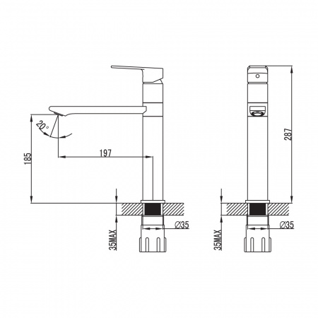 Смеситель IDDIS EDIFICE EDISB00i05 для кухонной мойки 