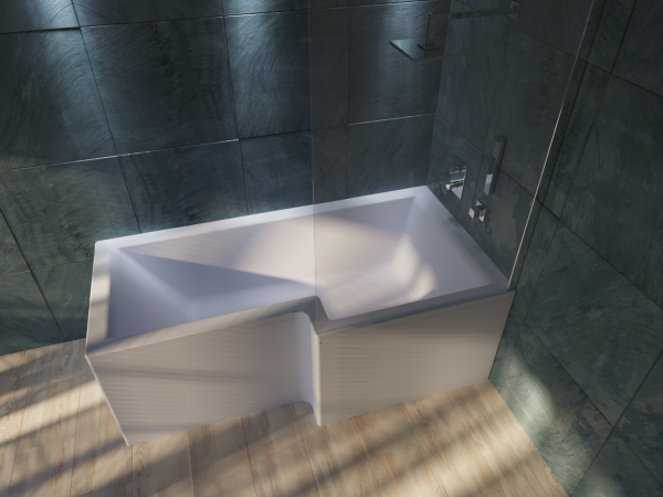 Ванна акриловая 1Marka LINEA 01лин16585п 165x85 см. правая  Ванна акриловая 1Marka LINEA 01лин16585п 165x85 см. правая