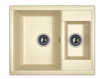 Мойка кухонная из литьевого мрамора Dr. Gans АСТРА 620 К 25.065.D0620.403 62*51 см. латте