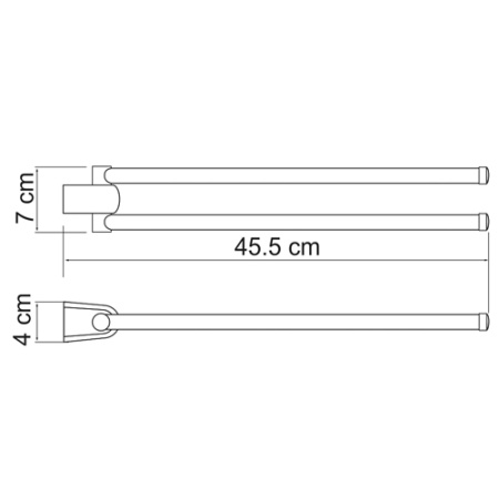 Полотенцедержатель WasserKRAFT BERKEL K-6831  