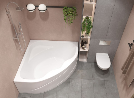 Ванна акриловая Santek МЕЛВИЛ 1.WH30.2.402 140x140 см. 