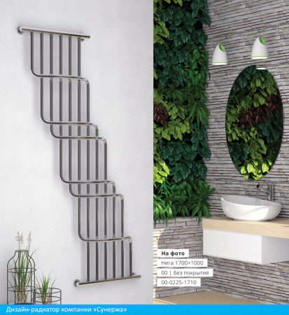 Полотенцесушитель водяной Сунержа НЕГА 00-0225-1710 1700х1000 