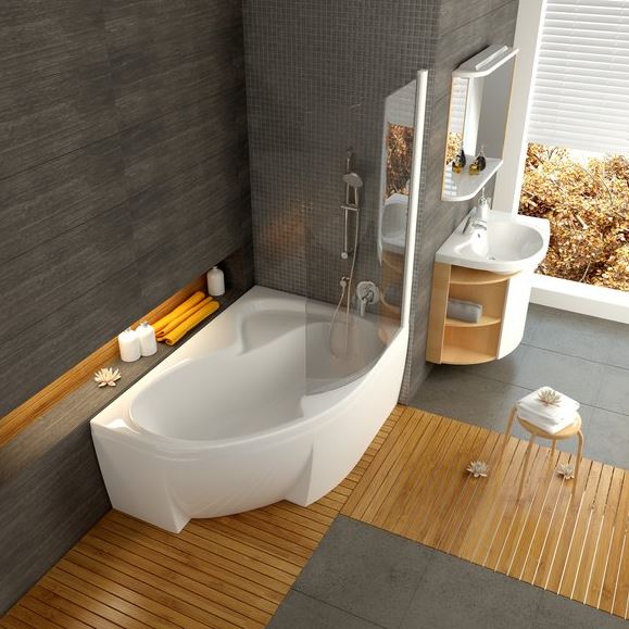 Ванна акриловая Ravak ROSA II CL210P0000 160x105 см. правая 