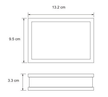 Мыльница настольная WasserKRAFT INN K-4329   Мыльница настольная WasserKRAFT INN K-4329