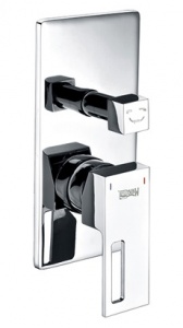 Смеситель WasserKRAFT ALME 1541 для ванны и душа  Смеситель WasserKRAFT ALME 1541 для ванны и душа