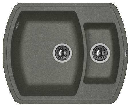 Мойка кухонная керамогранитная Florentina НИРЕ 630K 20.220.D0630.102 63*51 см. черный