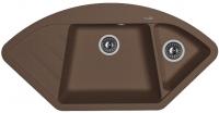 Мойка кухонная керамогранитная Florentina ВЕСТА 20.285.E1005.303 100,6*51 см. мокко