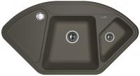 Мойка кухонная керамогранитная Florentina КАПРИ 20.185.J1060.302 100,6*57,5 см. антрацит