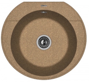 Мойка кухонная керамогранитная Florentina ЭЛЬБА 20.145.C0555.105 55,5*51 см. коричневый