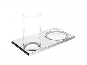 Стакан и мыльница навесной Keuco EDITION 400 11556019000   Стакан и мыльница навесной Keuco EDITION 400 11556019000