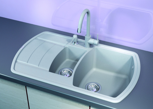 Мойка кухонная керамогранитная Florentina НИРЕ 760 20.205.D0860.201 86*51 см. жасмин