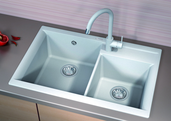 Мойка кухонная керамогранитная Florentina КАССИ 780 20.230.E0780.102 78*51 см. черный