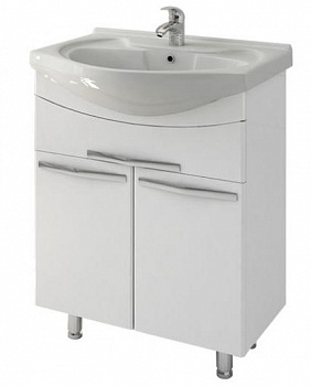 Тумба под раковину Mirsant ГЛЯССЕ  65 см.  Тумба под раковину Mirsant ГЛЯССЕ  65 см.