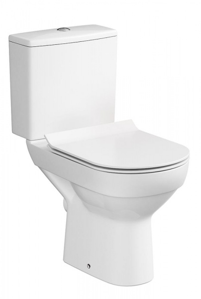 Унитаз-компакт Cersanit CITY NEW CLEAN ON S-KO-CIT011-3/5-COn-S-DL-w безободковый  Унитаз-компакт Cersanit CITY NEW CLEAN ON S-KO-CIT011-3/5-COn-S-DL-w безободковый