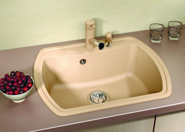 Мойка кухонная керамогранитная Florentina НИРЕ 630 20.215.D0630.202 63*51 см. шампань