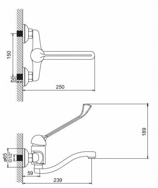Смеситель IDDIS SICILY CG53654C для кухонной мойки  Смеситель IDDIS SICILY CG53654C для кухонной мойки