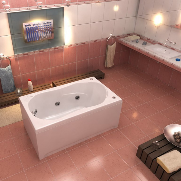 Ванна акриловая BAS КЭМЕРОН ВС 00005 120x70 см.  Ванна акриловая BAS КЭМЕРОН ВС 00005 120x70 см.