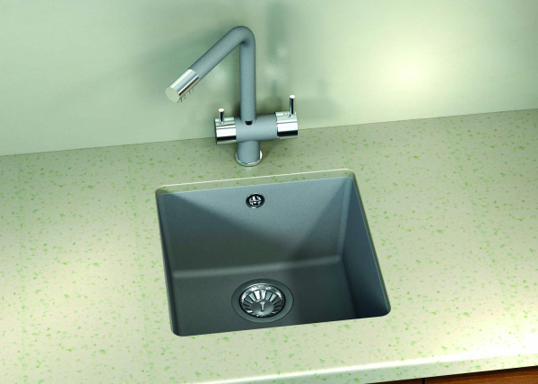 Мойка кухонная керамогранитная Florentina ВЕГА 360 22.310.B0360.305 40*42 см. грей