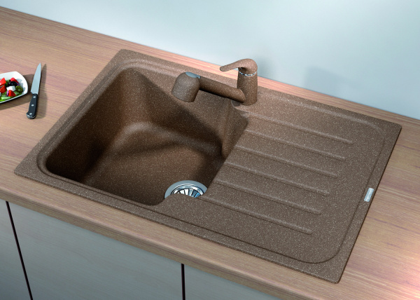 Мойка кухонная керамогранитная Florentina ТАИС 760 20.260.B0760.306 76*51 см. капучино